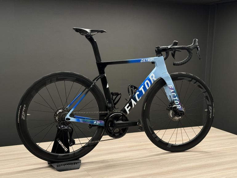Used Factor OSTRO VAM TDF 2023 Road & Gravel, Blue — image 2 of 6
