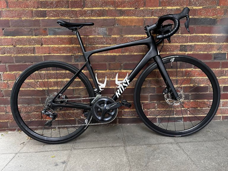 Used Rose Xlite 04 Carbon Di 2 11. 11-30 2021 Road & Gravel, Black — image 1 of 8