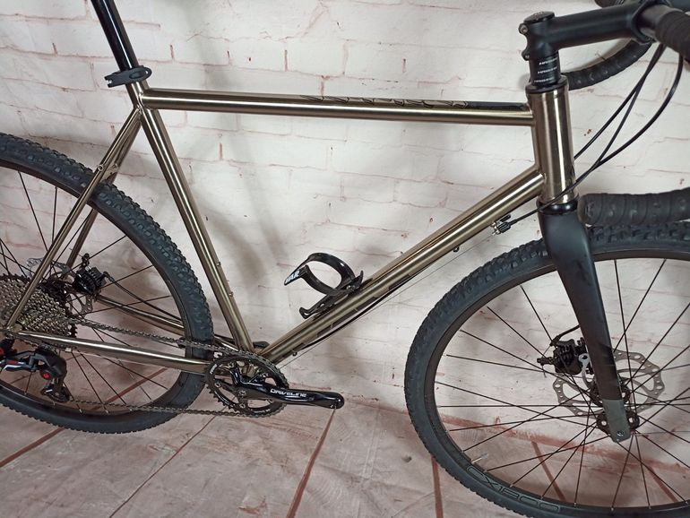 Used Custom KOOZER AM GX GRAVEL (SRX PRO derailleur) STEEL Road & Gravel, Black — image 2 of 9