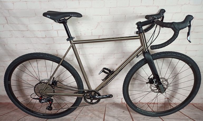 Used Custom KOOZER AM GX GRAVEL (SRX PRO derailleur) STEEL Road & Gravel, Black — image 1 of 9