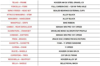 Used Custom KOOZER AM GX GRAVEL (SRX PRO derailleur) STEEL Road & Gravel, Black — image 8 of 9