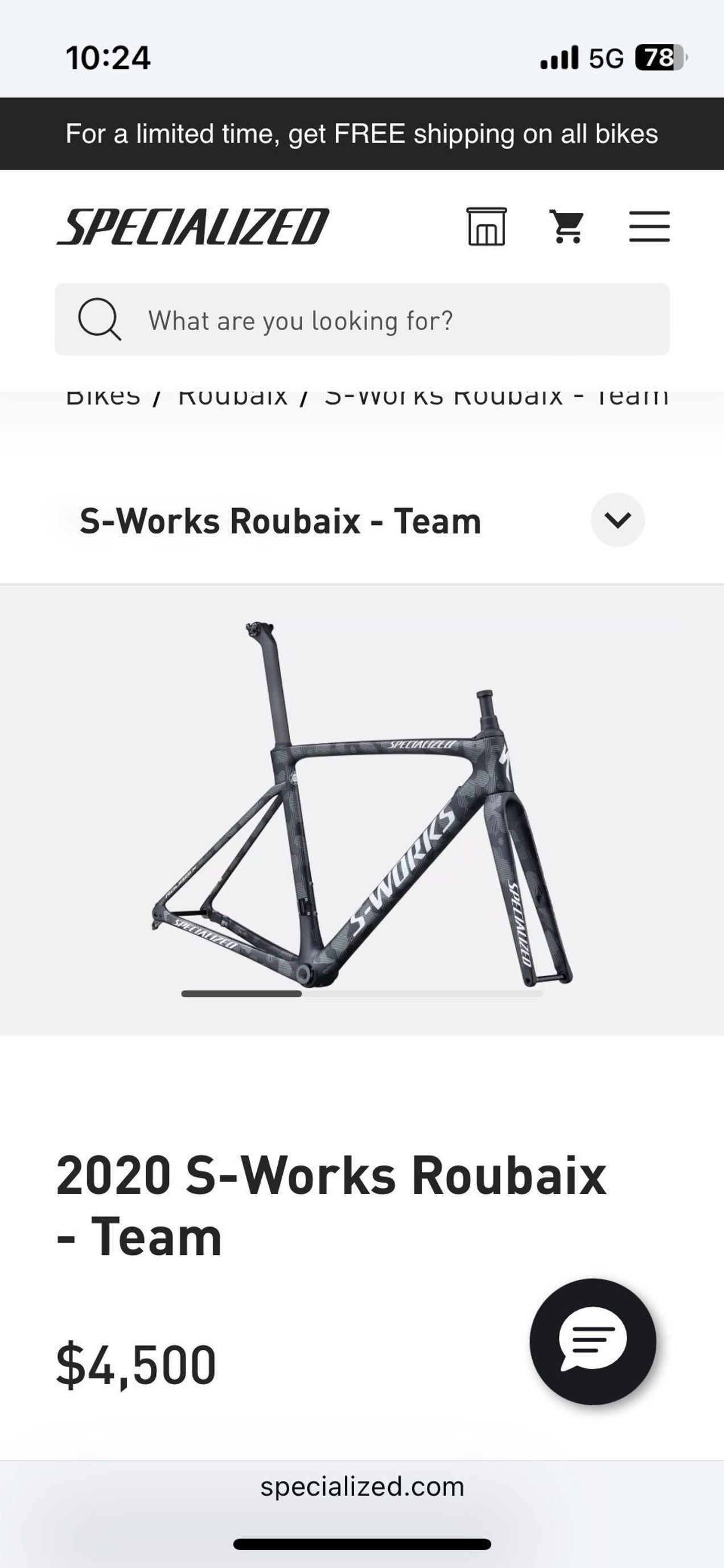 Specialized S-Works Roubaix - Team used in 57 cm | buycycle USA