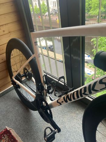 Used Specialized S-Works Tarmac SL8 - Shimano Dura-Ace Di2 2024 2024 Road & Gravel, White — image 4 of 5