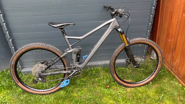 Used CUBE Stereo 140 2022 Mountainbike, Light Gray — image 1 of 8