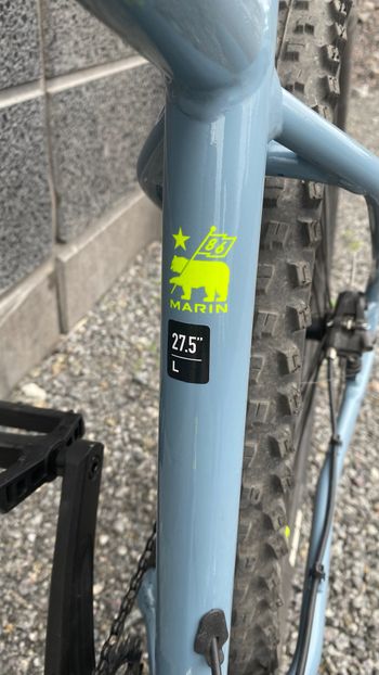 Used Marin San Quentin 2 2022 Mountainbike, Blue — image 2 of 3