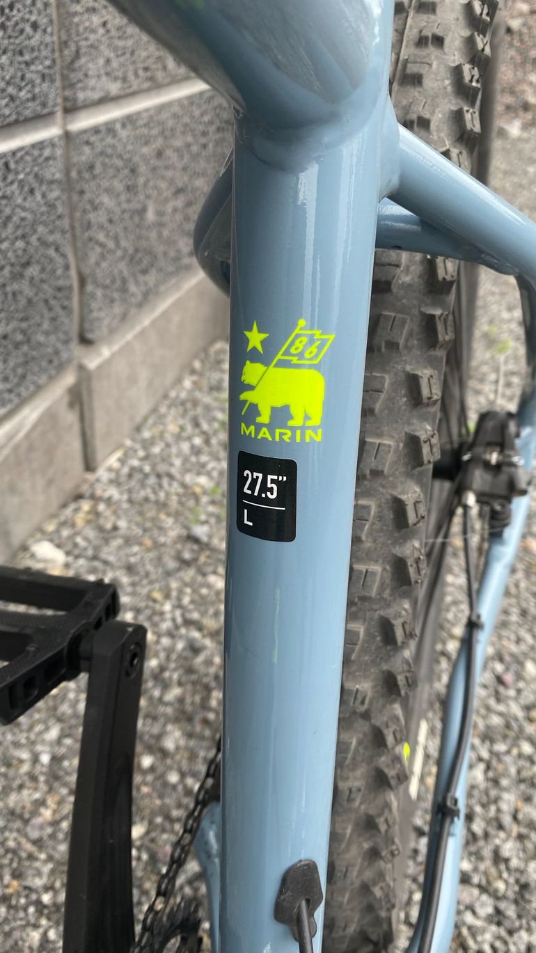 Used Marin San Quentin 2 2022 Mountainbike, Blue — image 2 of 3