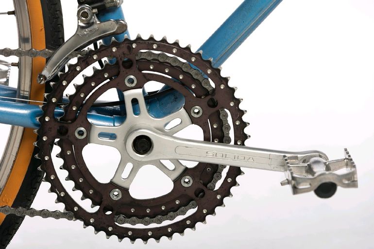 Used Vintage Custom 1990 Road & Gravel, Blau — image 4 of 12