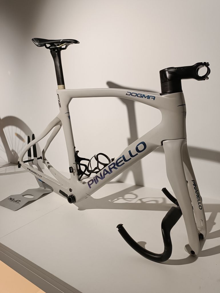 Used Pinarello Dogma F12 Disk Frameset 2021 2021 Road & Gravel, Light Gray — image 1 of 3