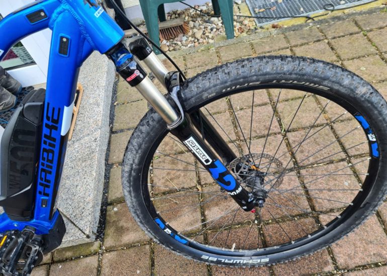 Used Haibike SDURO HardNine 3.0 2020 Mountainbike, Blau — image 4 of 6