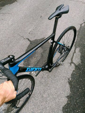 Used Giant TCX Advanced Pro 1 2019 2019 Road & Gravel, Blue — image 4 of 5