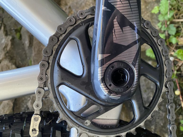 Used Canyon Exceed CF 7 2022 Mountainbike, Light Gray — image 3 of 7