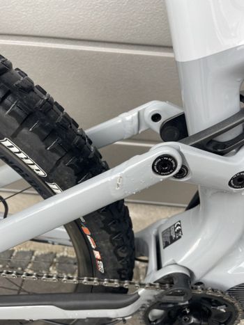 Used Canyon Spectral:ON CF 9 2021 Mountainbike, Light Gray — image 9 of 14