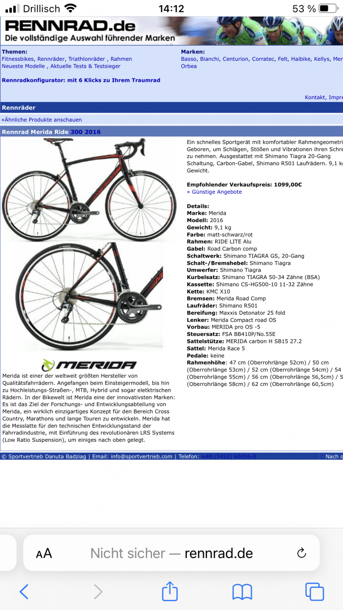 Merida deals ride 300