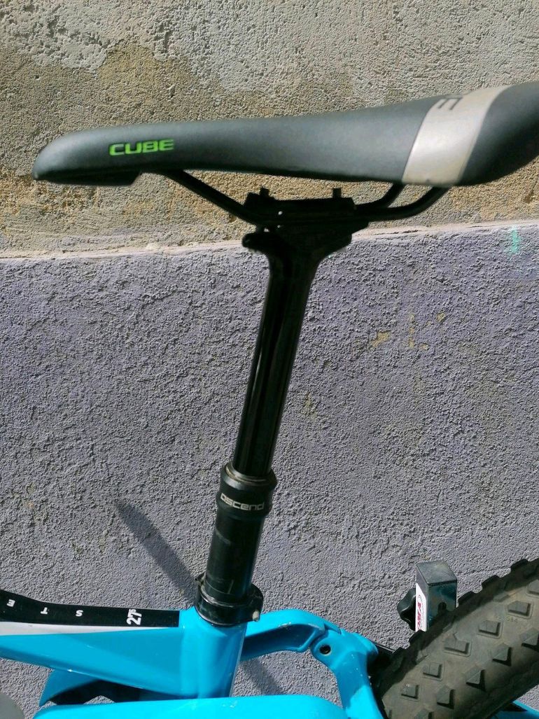 Used CUBE STEREO HYBRID 140 Pro 500 27.5 2018 2018 Mountainbike, Blue, 27.5 — image 7 of 13