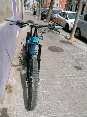 Used CUBE STEREO HYBRID 140 Pro 500 27.5 2018 2018 Mountainbike, Blue, 27.5 — image 2 of 13
