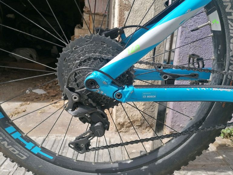 Used CUBE STEREO HYBRID 140 Pro 500 27.5 2018 2018 Mountainbike, Blue, 27.5 — image 3 of 13