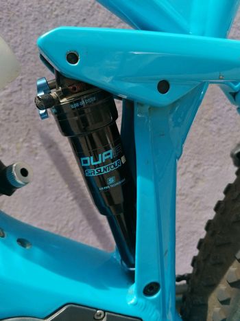 Used CUBE STEREO HYBRID 140 Pro 500 27.5 2018 2018 Mountainbike, Blue, 27.5 — image 9 of 13