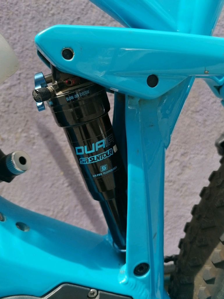 Used CUBE STEREO HYBRID 140 Pro 500 27.5 2018 2018 Mountainbike, Blue, 27.5 — image 9 of 13