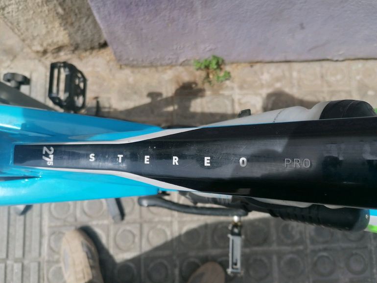 Used CUBE STEREO HYBRID 140 Pro 500 27.5 2018 2018 Mountainbike, Blue, 27.5 — image 6 of 13