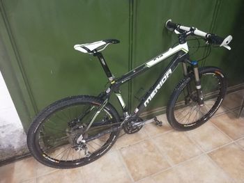 Used Merida FLX 1000  FULL CARBON  18"  46 CM 2012 Mountainbike, Black — image 2 of 25