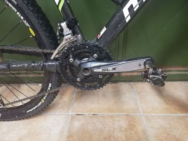 Used Merida FLX 1000  FULL CARBON  18"  46 CM 2012 Mountainbike, Black — image 6 of 25