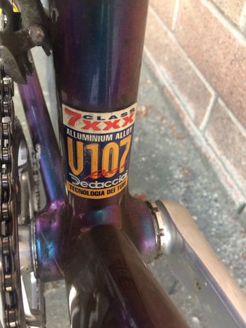 De Rosa Merak Dedacciai U107 1998 Road & Gravel usato, Viola — immagine 6 di 9