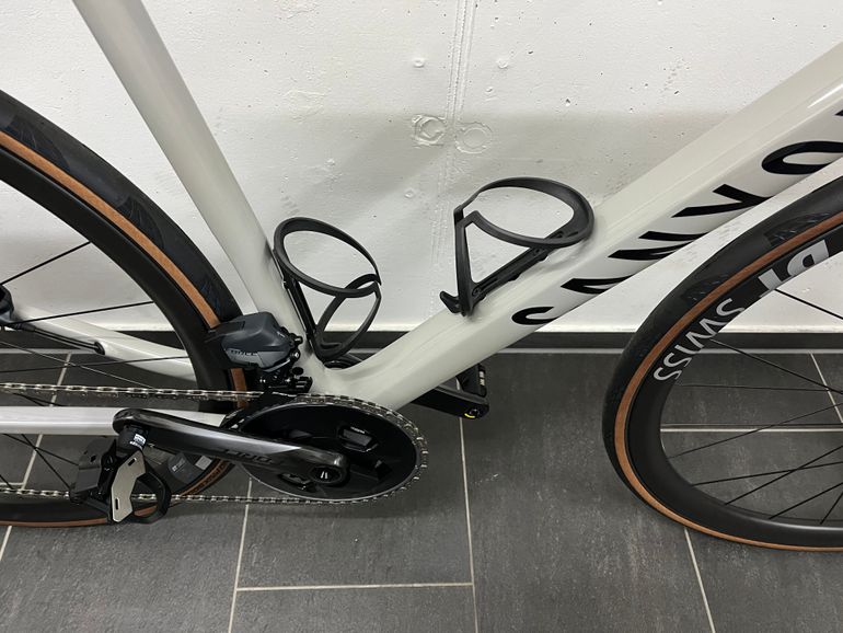 Used Canyon Endurace CF SL 8 Disc eTap 2022 Road & Gravel, Hellgrau — image 7 of 10