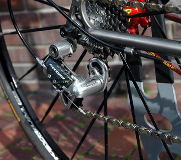 Used Litespeed SIENA TITANIUM Titan-Rennrad/Campagnolo RECORD/MAVIC KSYRIUM ES/TOP! 2016 Road & Gravel, Light Gray — image 8 of 17