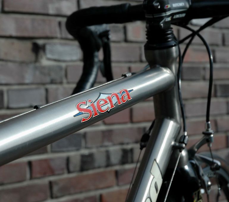 Used Litespeed SIENA TITANIUM Titan-Rennrad/Campagnolo RECORD/MAVIC KSYRIUM ES/TOP! 2016 Road & Gravel, Light Gray — image 4 of 17
