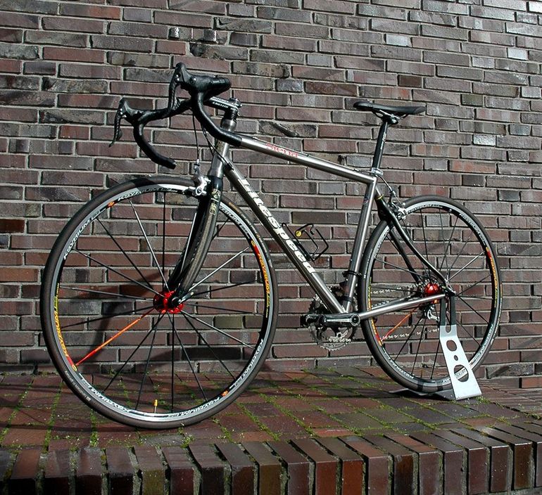 Used Litespeed SIENA TITANIUM Titan-Rennrad/Campagnolo RECORD/MAVIC KSYRIUM ES/TOP! 2016 Road & Gravel, Light Gray — image 2 of 17