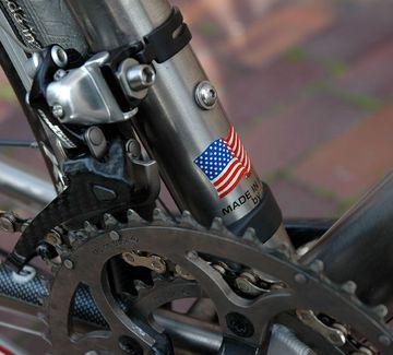 Used Litespeed SIENA TITANIUM Titan-Rennrad/Campagnolo RECORD/MAVIC KSYRIUM ES/TOP! 2016 Road & Gravel, Light Gray — image 10 of 17