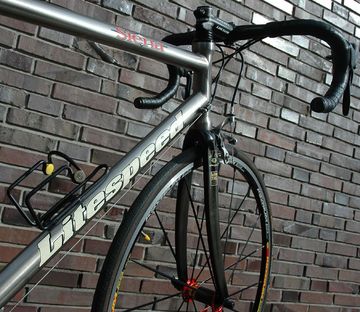 Used Litespeed SIENA TITANIUM Titan-Rennrad/Campagnolo RECORD/MAVIC KSYRIUM ES/TOP! 2016 Road & Gravel, Light Gray — image 15 of 17