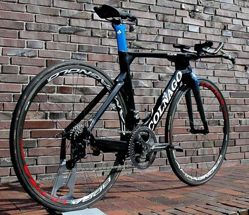 Tweedehands Colnago K-ONE TT Zeitfahrrad Triathlon Campagnolo RECORD EPS+BORA-ULTRA/50s(=53) 2020 Road & Gravel