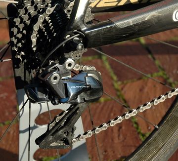 Gebrauchtes Merida REACTO TEAM BAHRAIN Victorious /DURA-ACE Di2/FULCRUM CULT ceramic Gr.M 2021 Road & Gravel, Schwarz — Bild 4 von 13