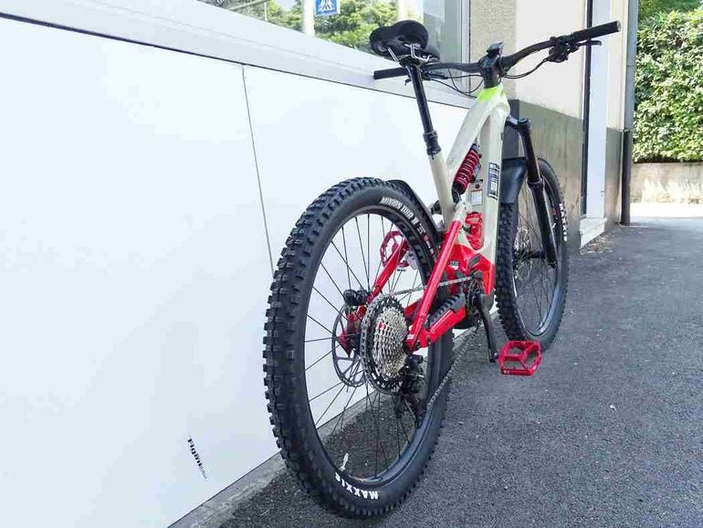 Used Cannondale Moterra Neo LT Carbon 1 2023 2023 Mountainbike, Red, 29 — image 8 of 19