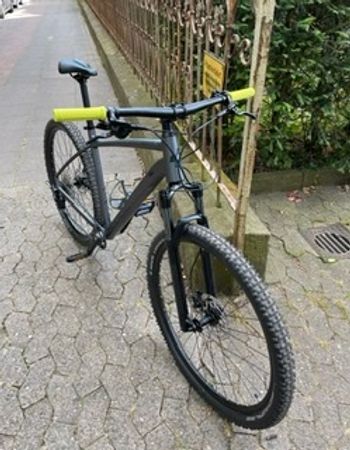 CUBE ATTENTION SL 2022 Mountainbike usato, Grigio chiaro — immagine 3 di 3