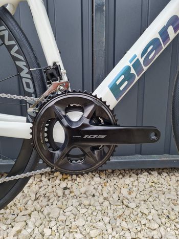 Used Bianchi Sprint ICR 2024 Pearl White 2024 Road & Gravel, White — image 3 of 16