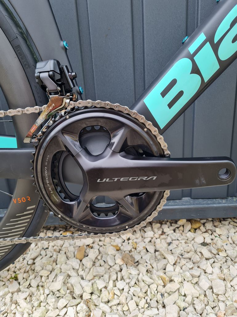 Used Bianchi Oltre PRO Ultegra Di2 2023 2023 Road & Gravel, Grün — image 3 of 17