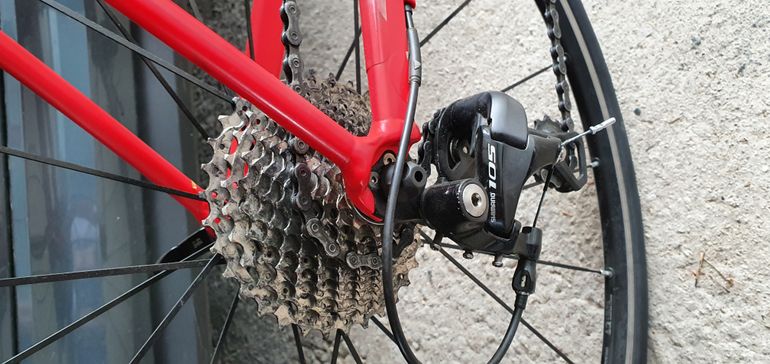 Used Canyon Endurace AL 7.0 2018 Road & Gravel, Red — image 5 of 7