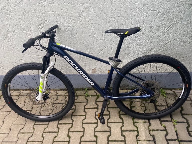 Used B Twin ROCKRIDER 29" 12-Speed XC Mountain Bike 100 - / 2021 Mountainbike, Azul — image 3 of 4