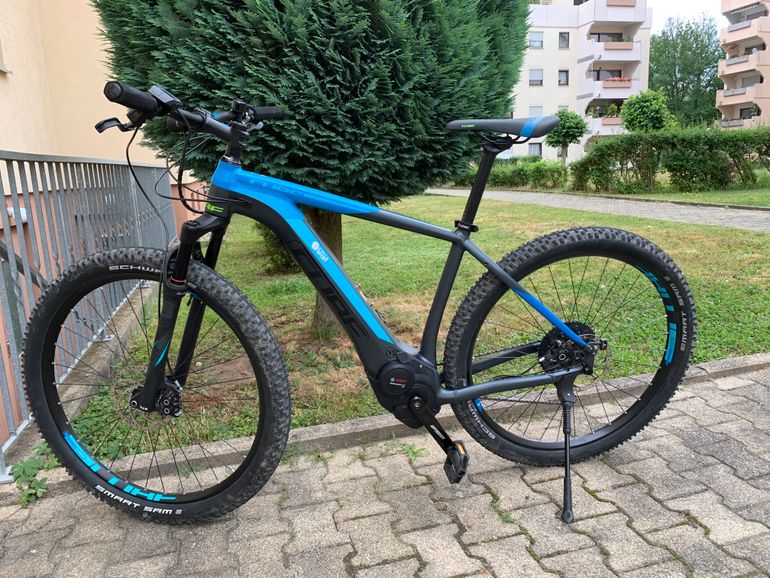 CUBE REACTION HYBRID SL 500 29 2018 Mountainbike de segunda mano, shop.filter.color.0000ff — imagen 3 de 14