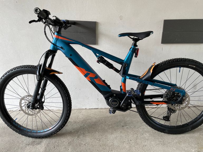 Used R RAYMON FullRay E-Seven 7.0 2021 Mountainbike, Blue — image 1 of 6