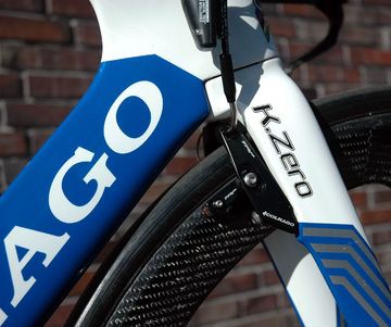 Tweedehands Colnago K-ZERO TT Zeitfahrrad Triathlon Campagnolo RECORD EPS 11s Gr.50s(=53/54) 2019 Road & Gravel — afbeelding 8 van 11