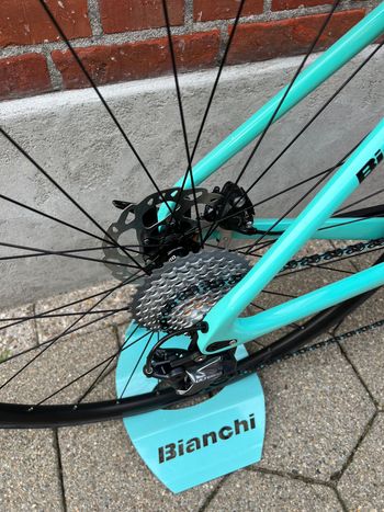 Used Bianchi NEW! Infinito XE/Disc Brakes/Voll Carbon/Shimano Ultegra/Size 53 & 55 & 57 2023 Road & Gravel, Grün — image 10 of 16
