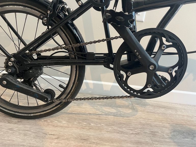 Used Brompton P Line Urban (Mid Handlebars) 2022 Road & Gravel, Black — image 3 of 9