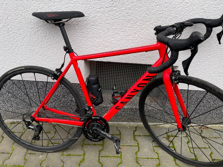 Used Canyon Endurace AL Frameset Mechanical 2018 Road & Gravel, Red — image 1 of 3