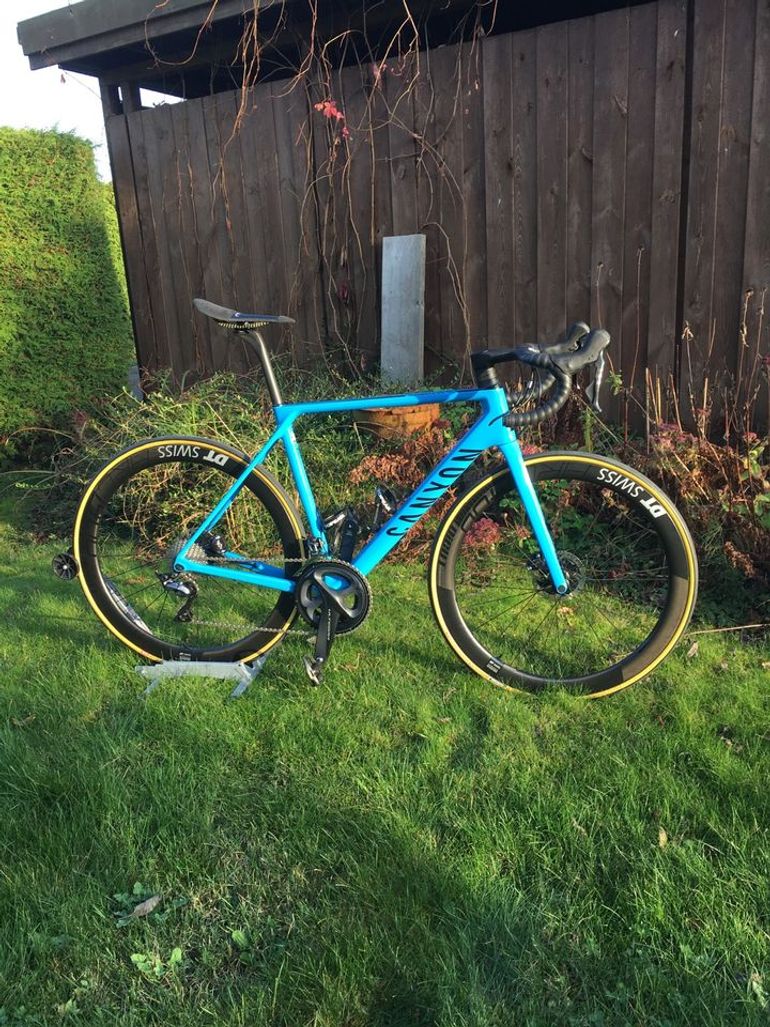 Used Canyon Ultimate CF SL 8 Disc Aero 2021 Road & Gravel, Blue — image 3 of 3