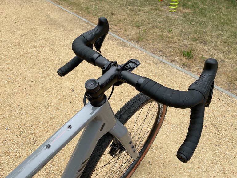 Used Canyon Grizl CF SL 7 2022 Road & Gravel, Light Gray — image 4 of 10