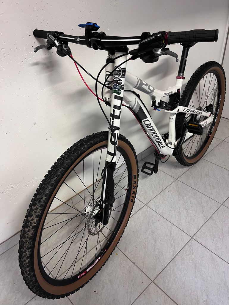 Used Cannondale Scalpel 29er 3 Lefty 2013 Mountainbike, White — image 3 of 12
