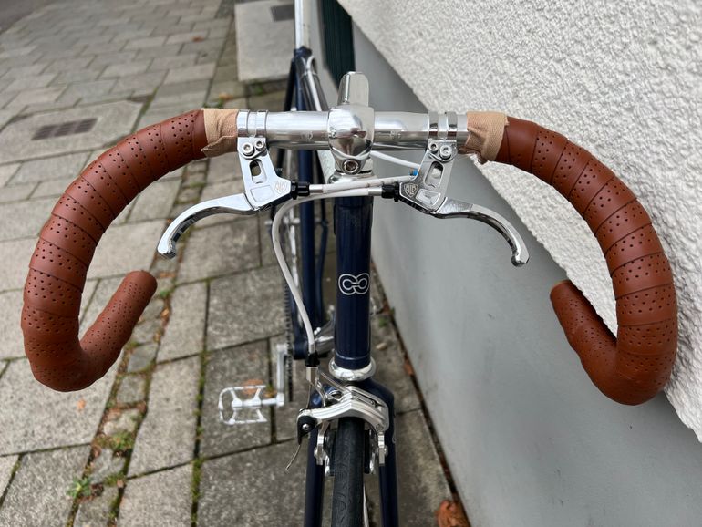 Creme Cycles Vinyl Doppio 2012 Road & Gravel usato, Blu — immagine 2 di 14